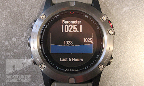 Garmin fenix 5 on sale altimeter